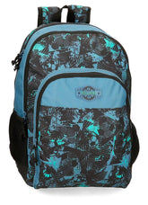 MOCHILA ESCOLAR DOBLE ROLL ROAD SOCCER ADAPT A CARRO 44CM | JOUMMA BAGS